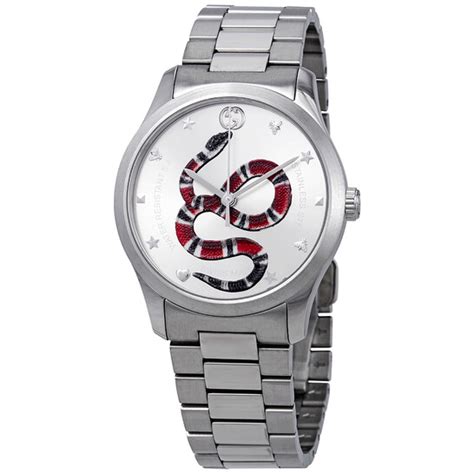 gucci snake.watch|Gucci timeless snake watch.